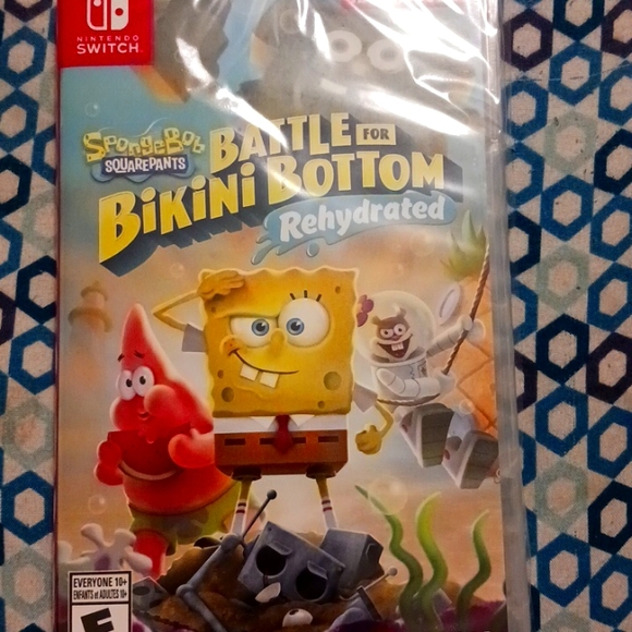 Spongebob Battle for bikini bottom rehydrated for Nintendo Switch - Picture 1 of 2